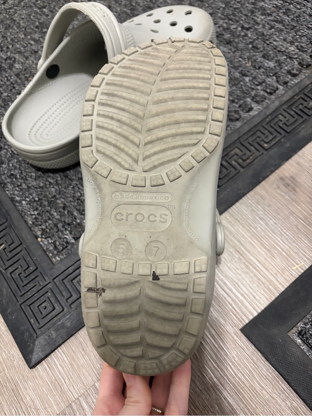 Grey Crocs - Picture 2 of 2